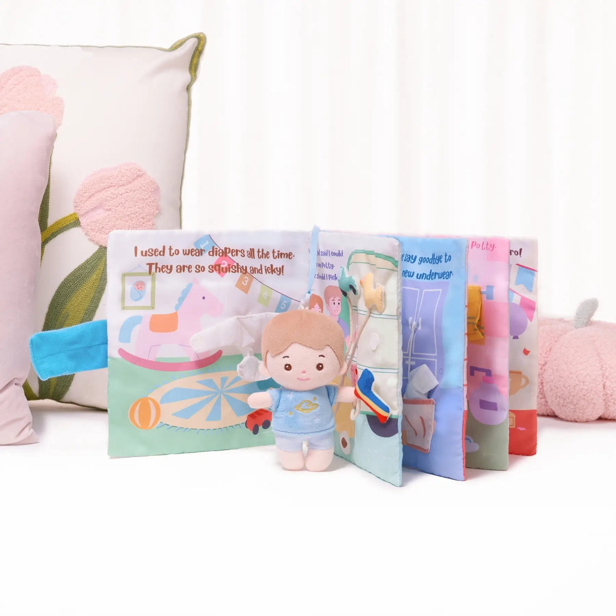 Hello Potty for Boys - Personalized Montessori Soft Book