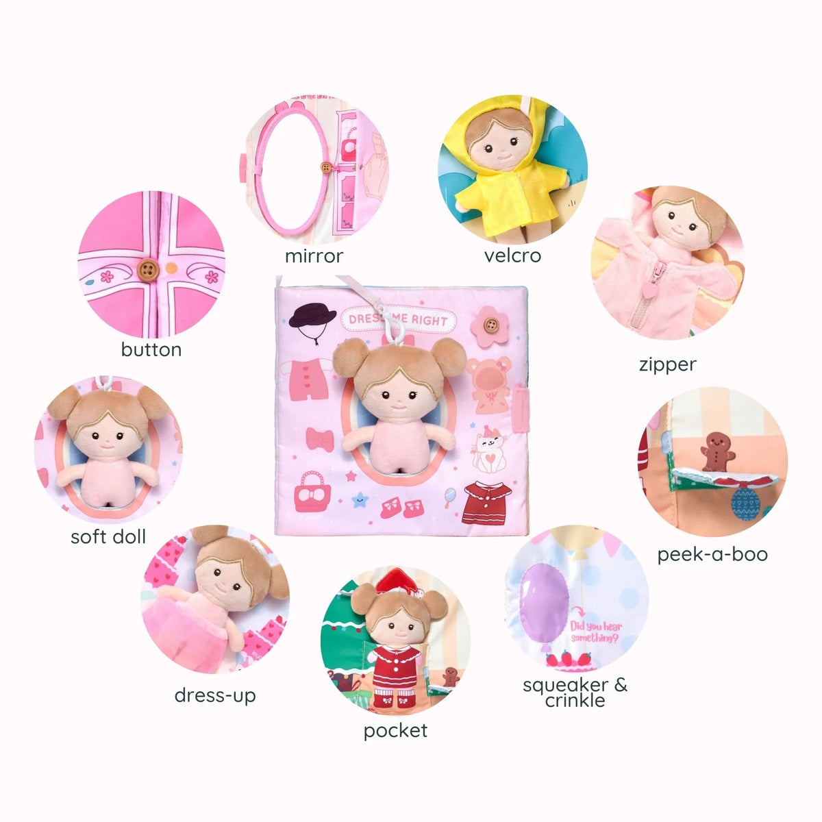 Dress Me Right - Personalized Montessori Soft Book