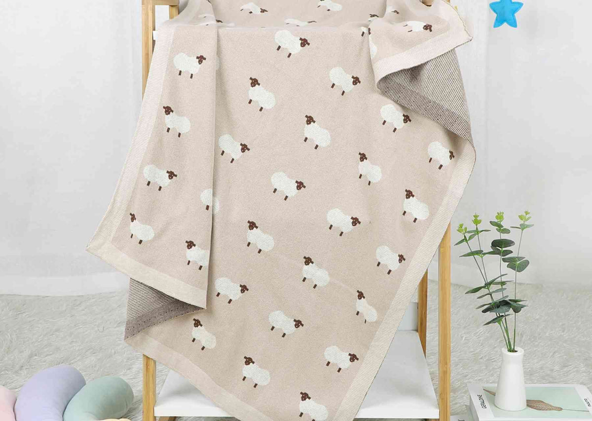 Personalized Baby Sheep Blanket