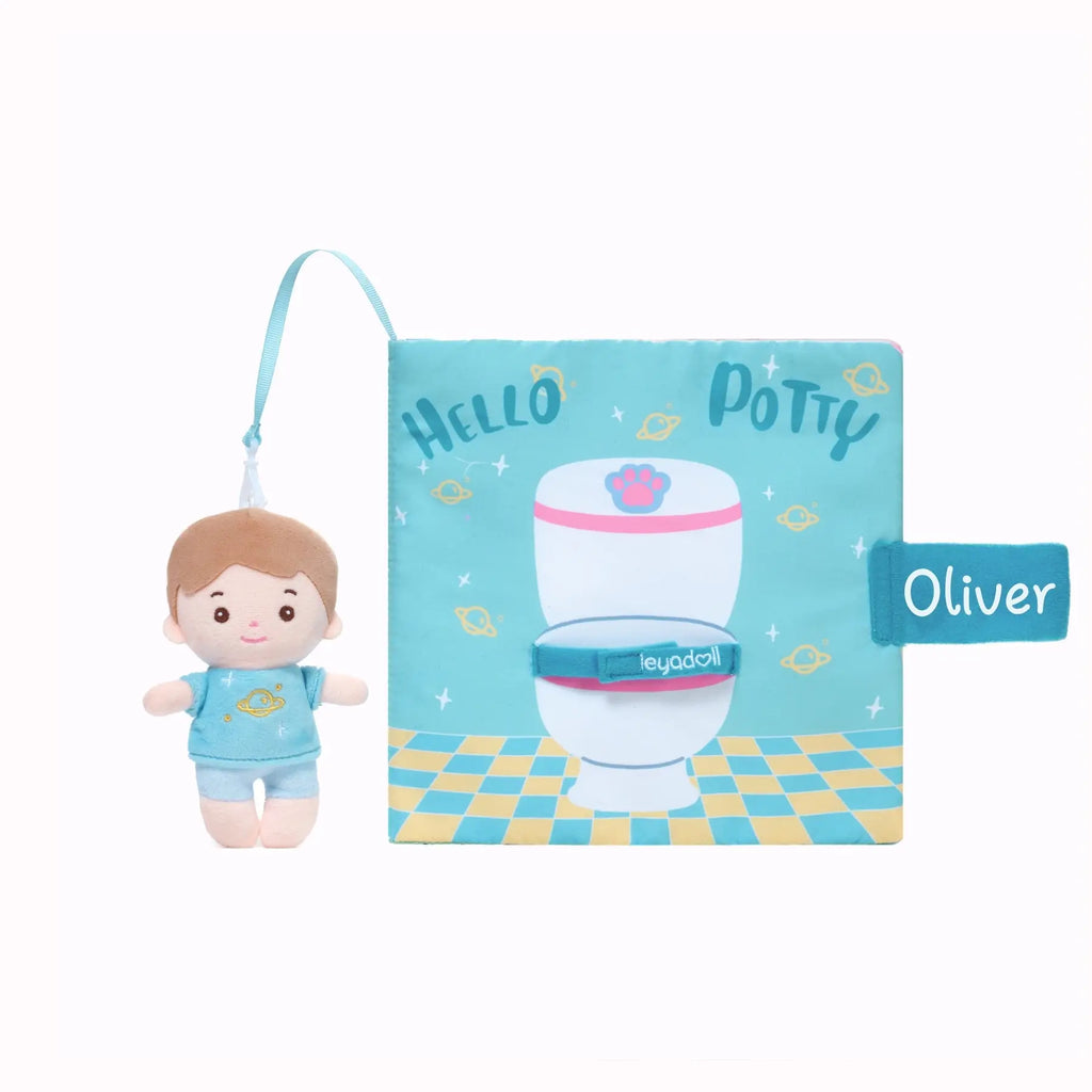 Hello Potty for Boys - Personalized Montessori Soft Book