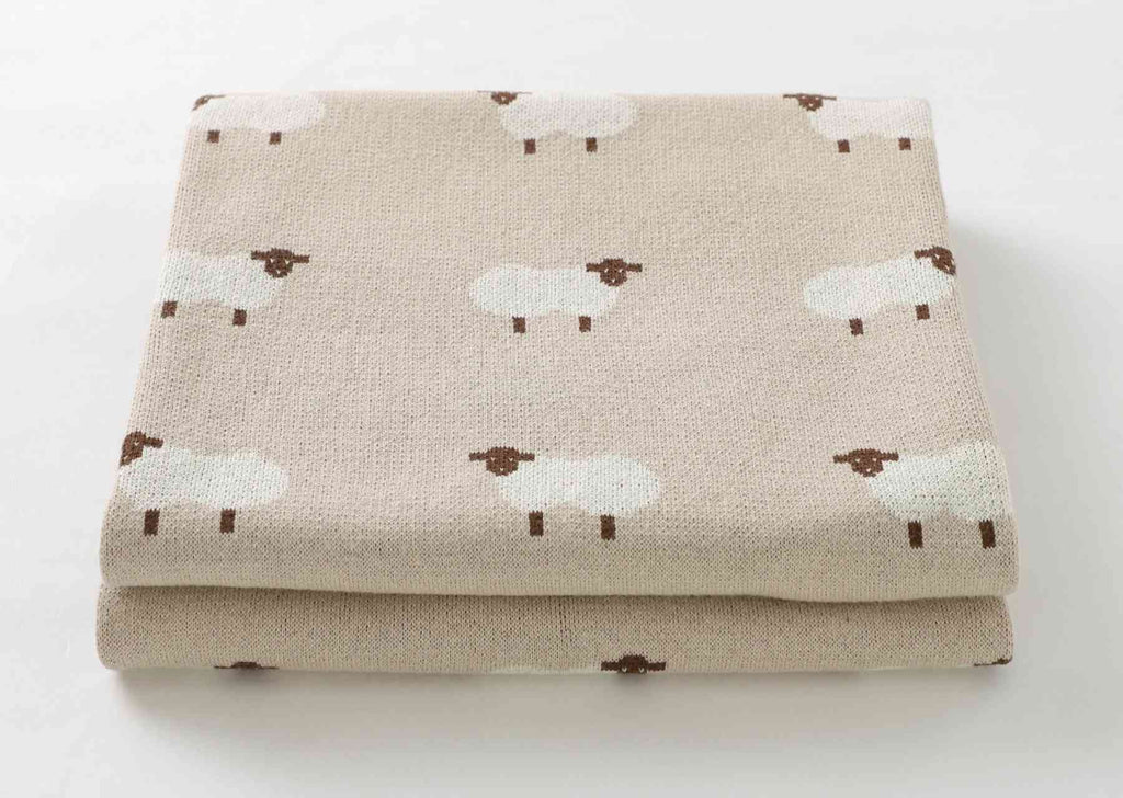 Personalized Baby Sheep Blanket
