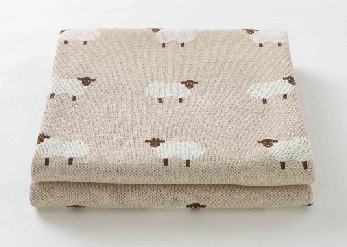 Personalized Baby Sheep Blanket