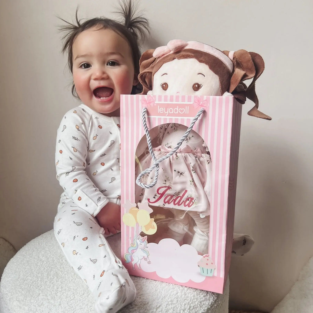 Leyadoll Soft Plush Personalized Leya Doll, My First Baby Doll