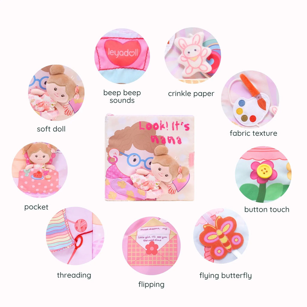 Look! It's Nana - Personalized Montessori Soft Book