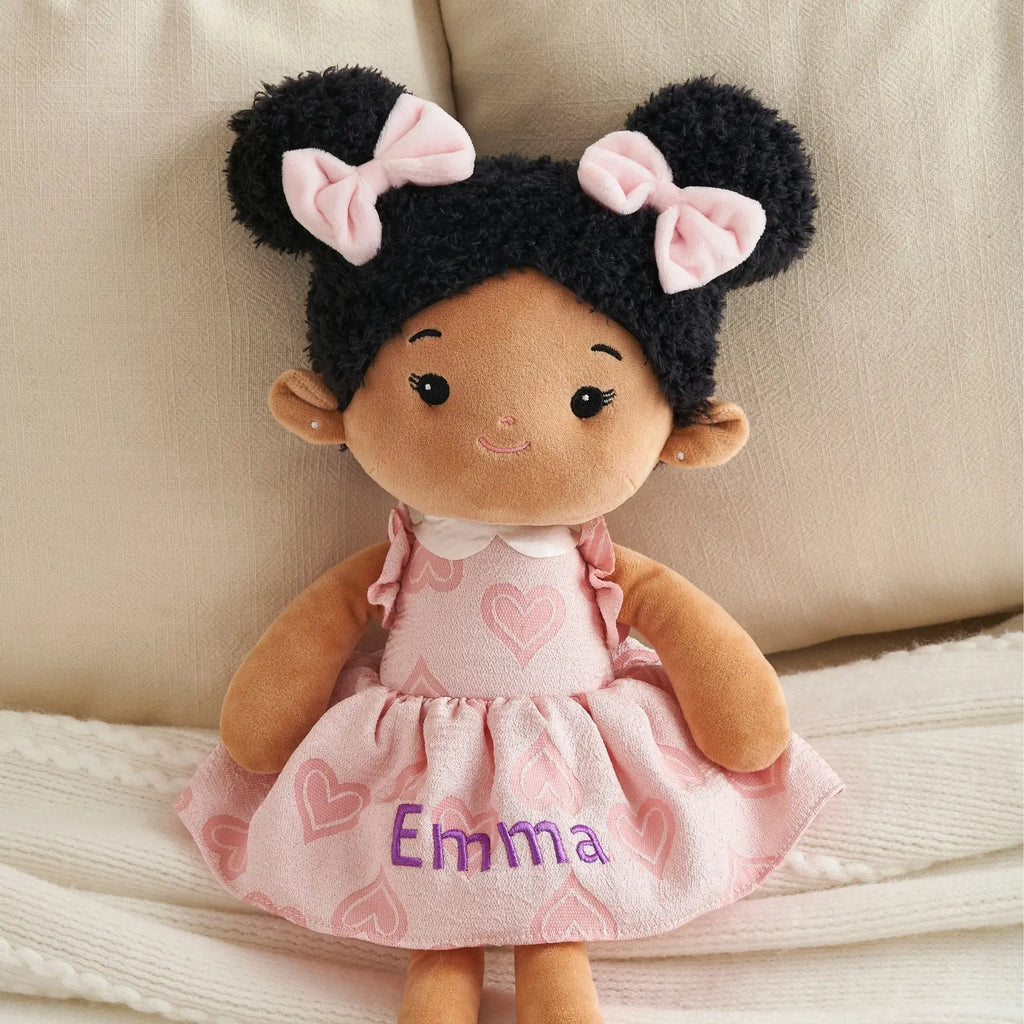 Leyadoll Soft Plush Embroidered Leya Doll, My First Baby Doll