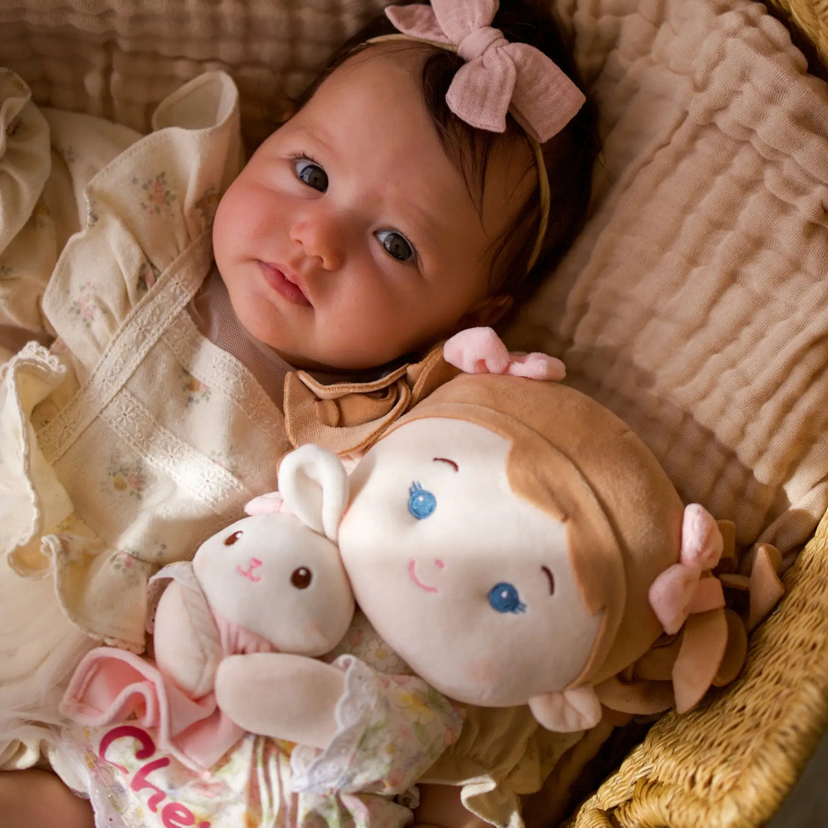 Leyadoll Soft Plush Personalized Leya Doll, My First Baby Doll