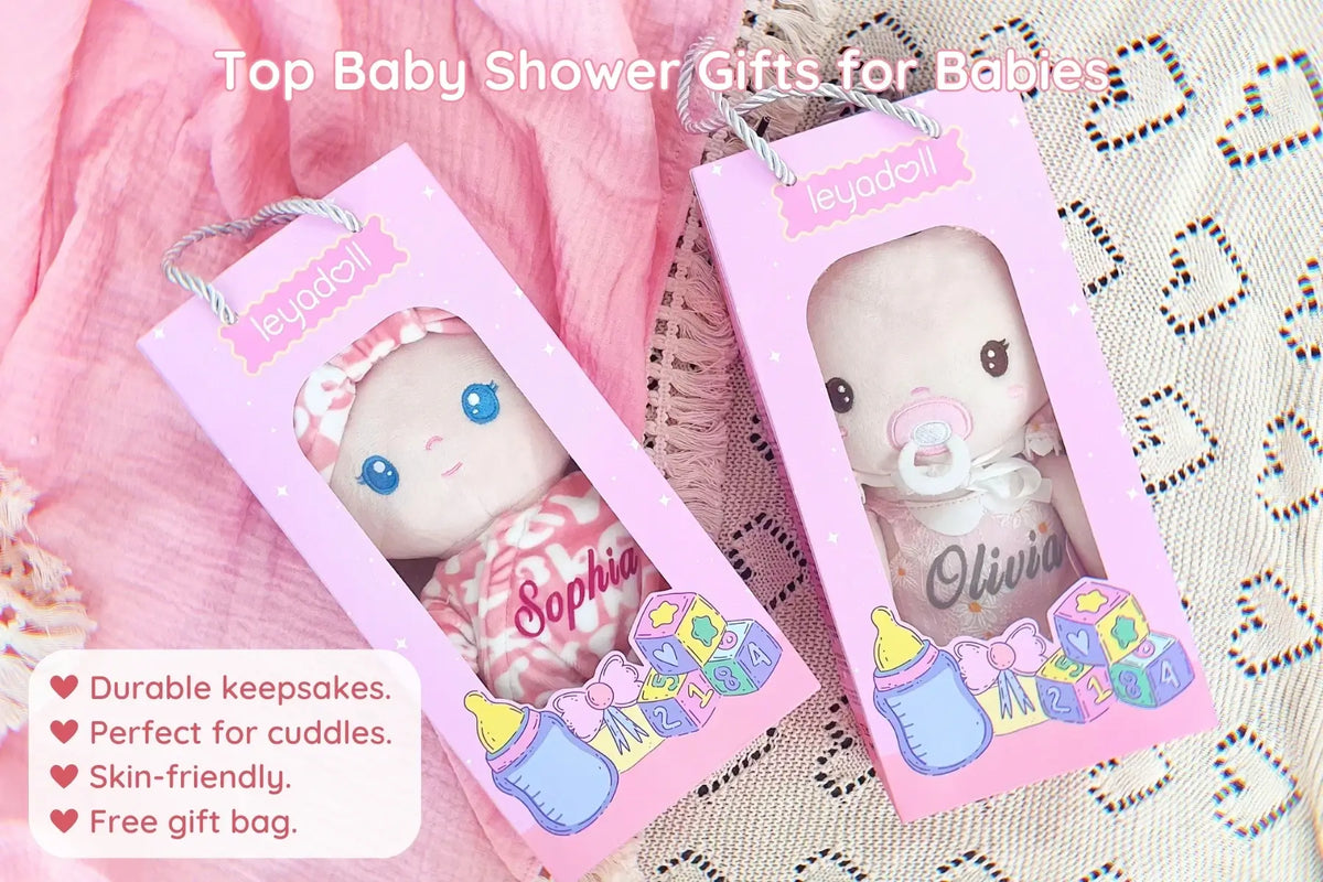 Leyadoll Soft Plush Personalized Leya Doll My First Baby Girl Doll