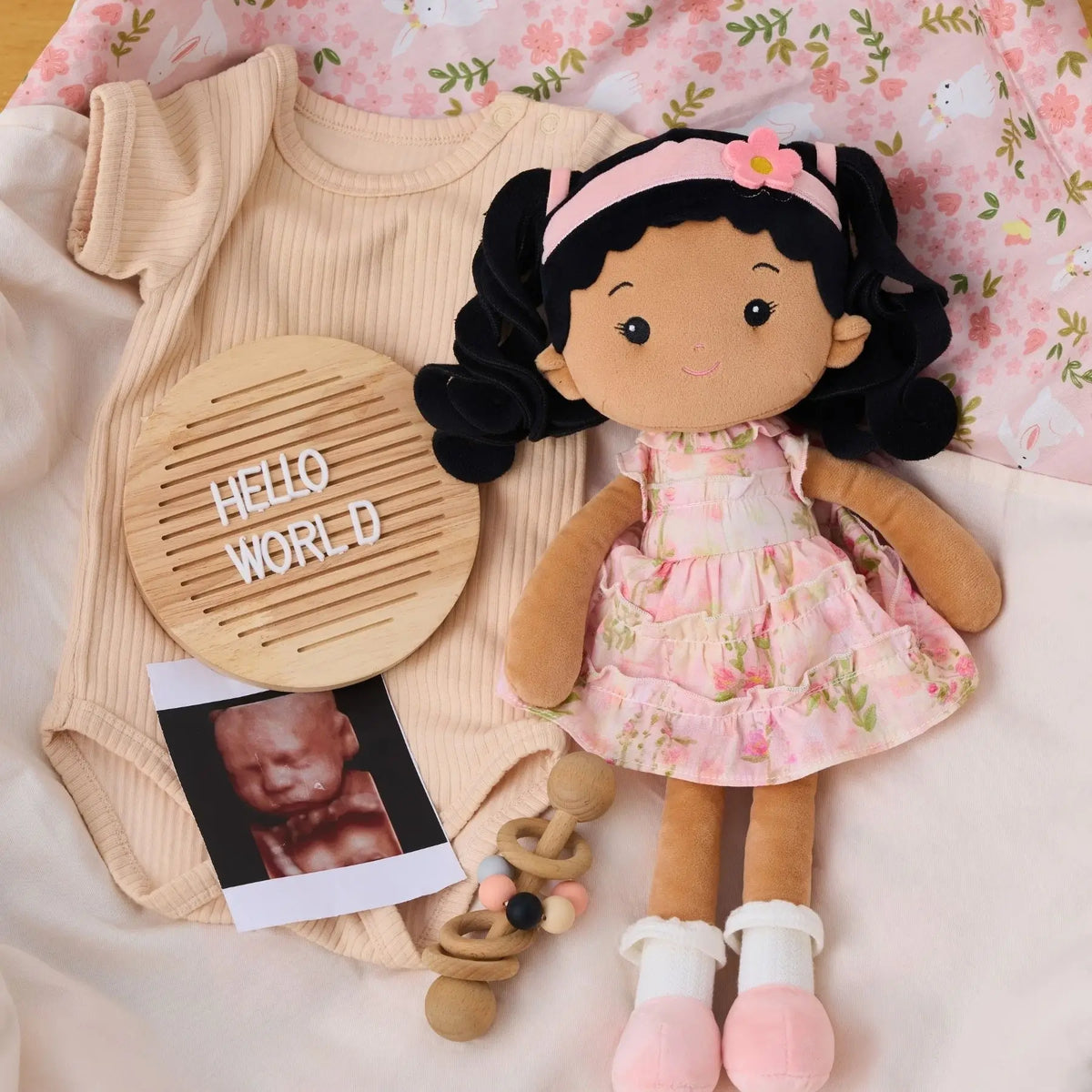 Leyadoll Soft Plush Personalized Leya Doll, My First Baby Doll