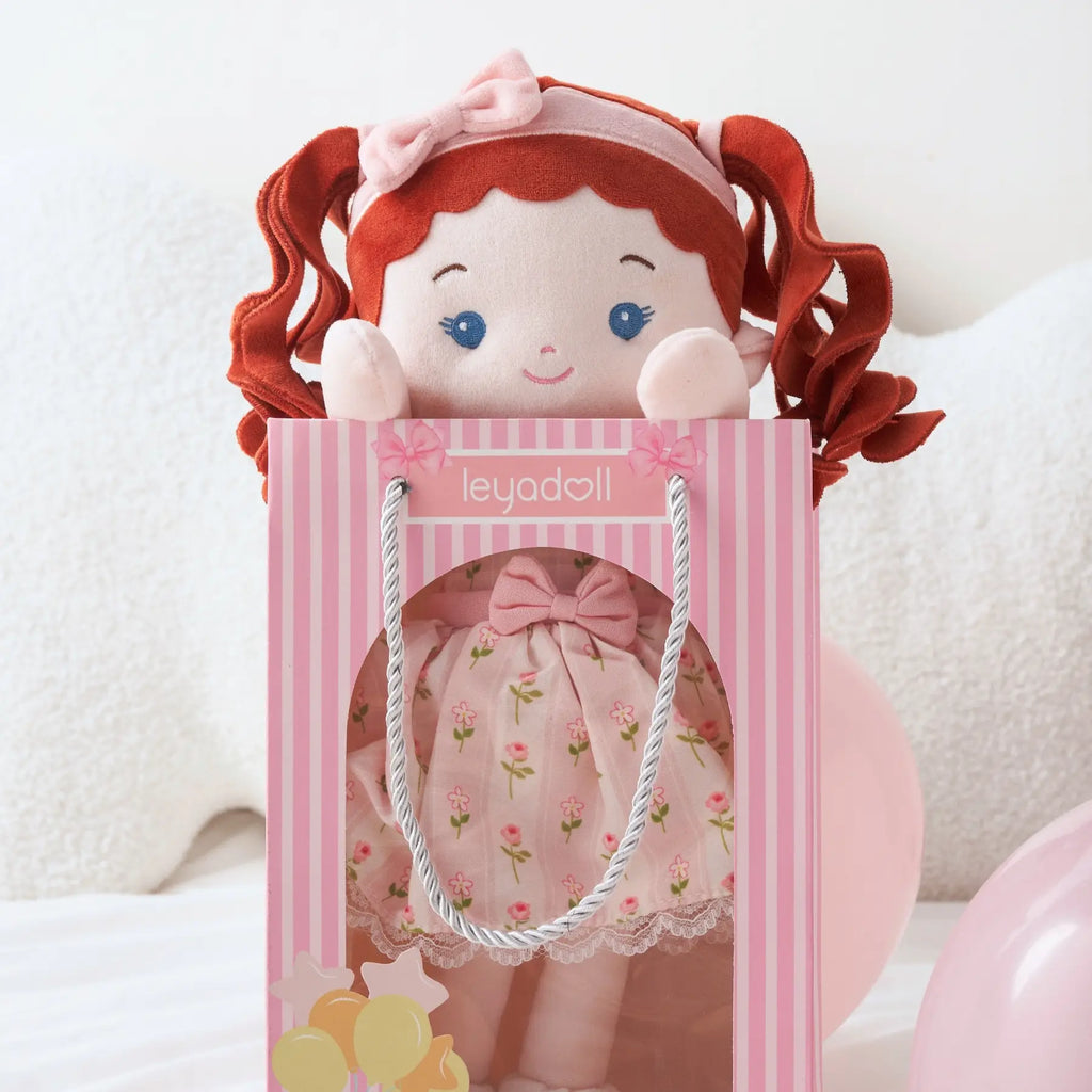 Leyadoll Soft Plush Embroidered Leya Doll, My First Baby Doll