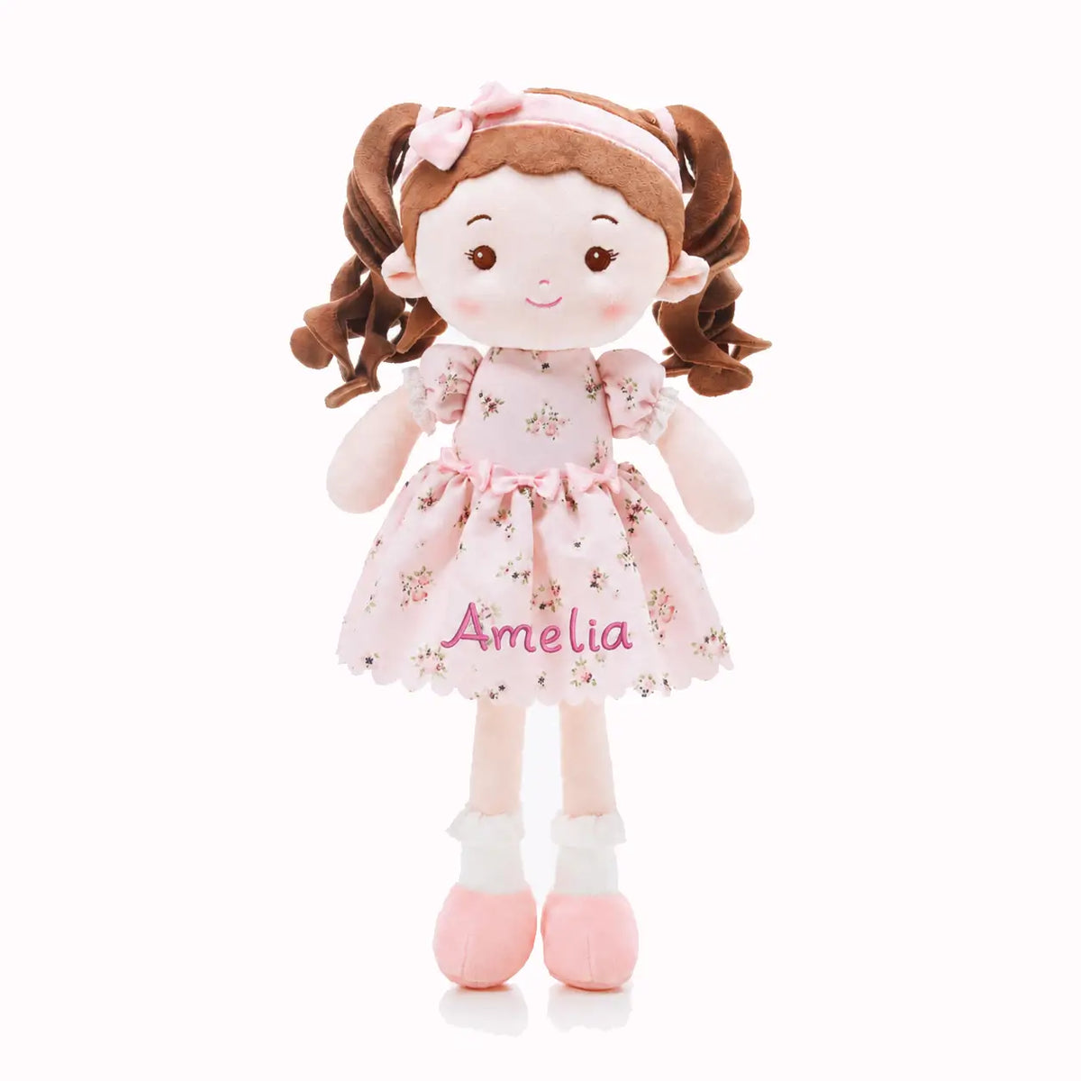 Leyadoll Soft Plush Embroidered Leya Doll, My First Baby Doll