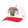 '47 San Francisco 49ers Tribute Hitch Adjustable Hat in White