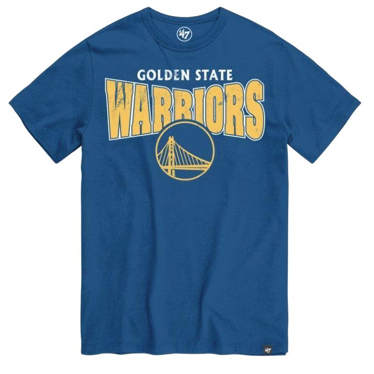 '47 Men's Golden State Warriors Take Charge Franklin T-Shirt in Jetty Blue