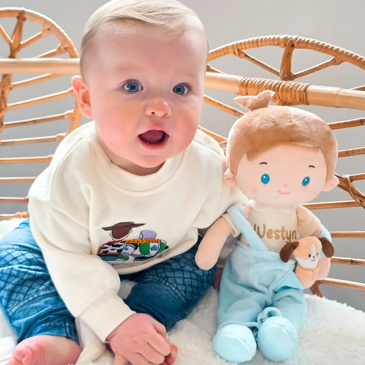 Leyadoll Soft Plush Personalized Leya Doll, My First Baby Doll