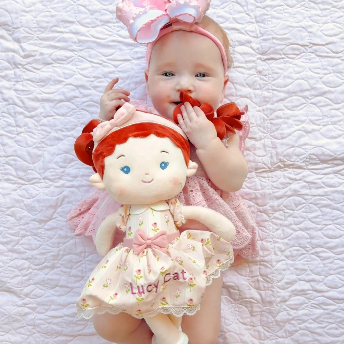 Leyadoll Soft Plush Embroidered Leya Doll, My First Baby Doll
