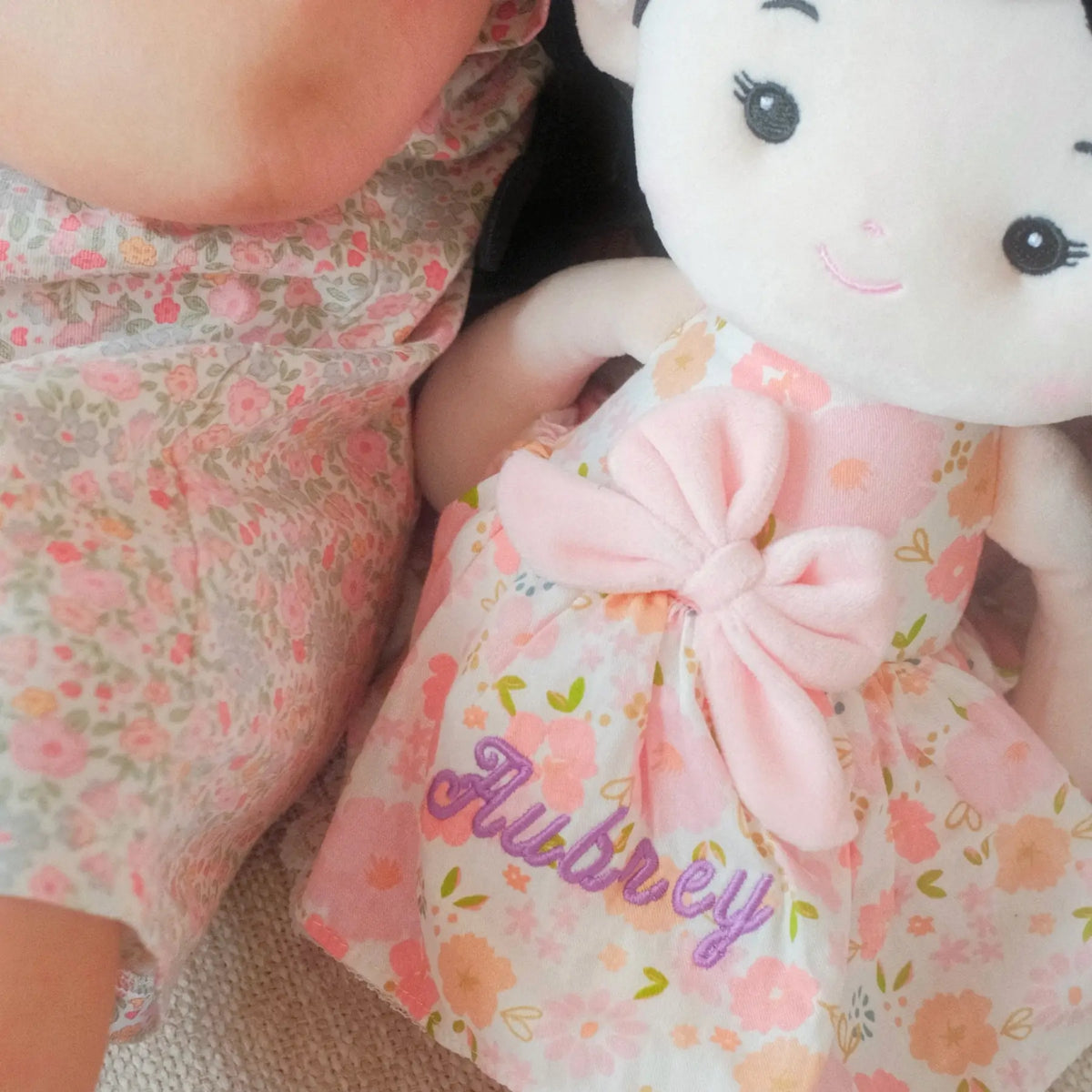 Leyadoll Soft Plush Embroidered Leya Doll, My First Baby Doll