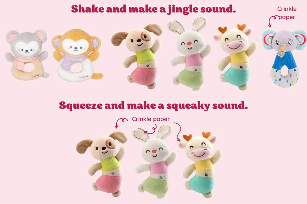 Leyadoll - Soft Baby Rattle Toy